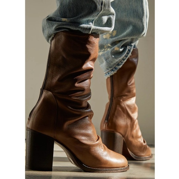Free People Elle Block Heel Boots - Picture 1 of 15